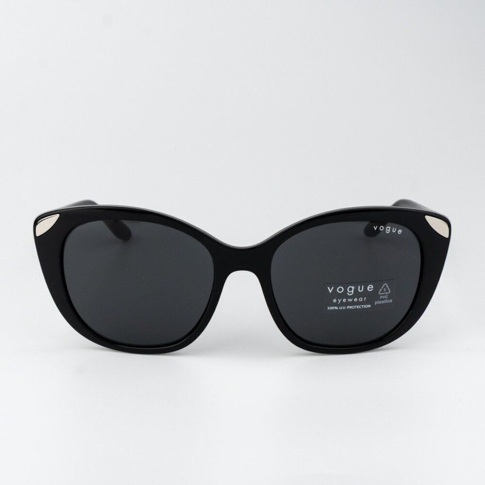 Vogue Women Sunglasses Black Dark Grey Cat Eye VO5457S W44/87 BRAND NEW